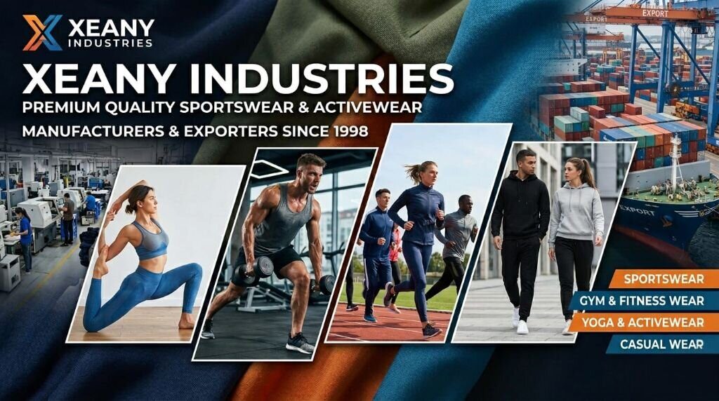 Xeany Industries - Premium Quality Sportswear & Activewear Manufacturers & Exporters Since 1998
